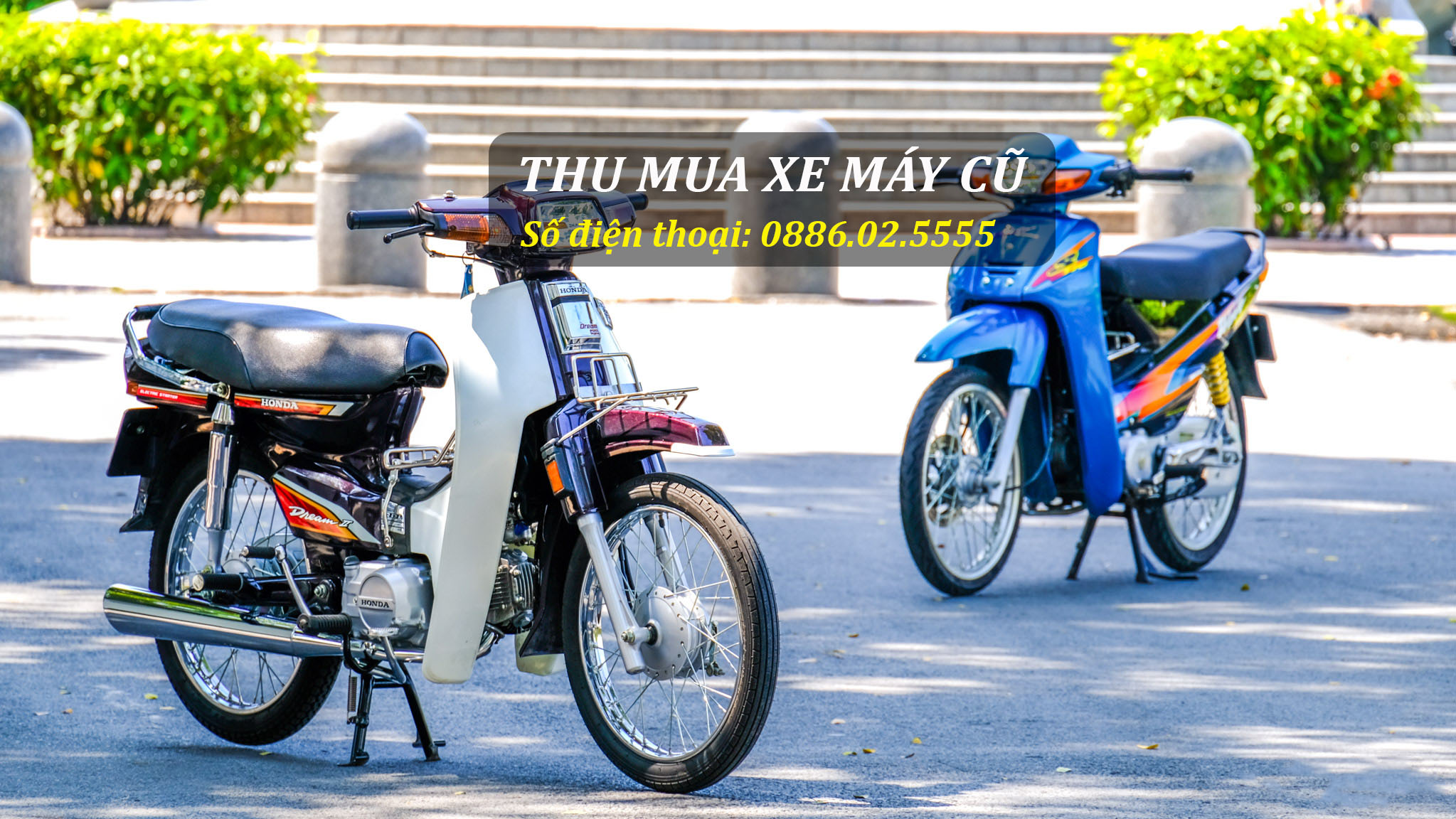 Thu mua xe máy cũ hỏng Dream, Sirius, Wave