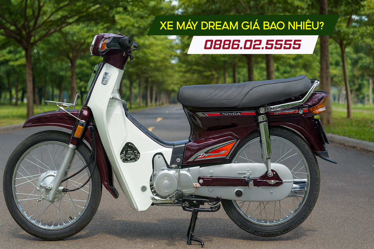 Xe Dream Thái cũ giá bao nhiêu, kinh nghiệm mua xe máy Honda Dream Thái