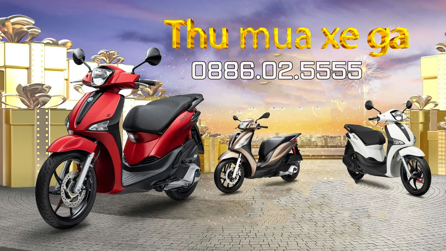 Thu mua xe máy tay ga tại Bình Dương