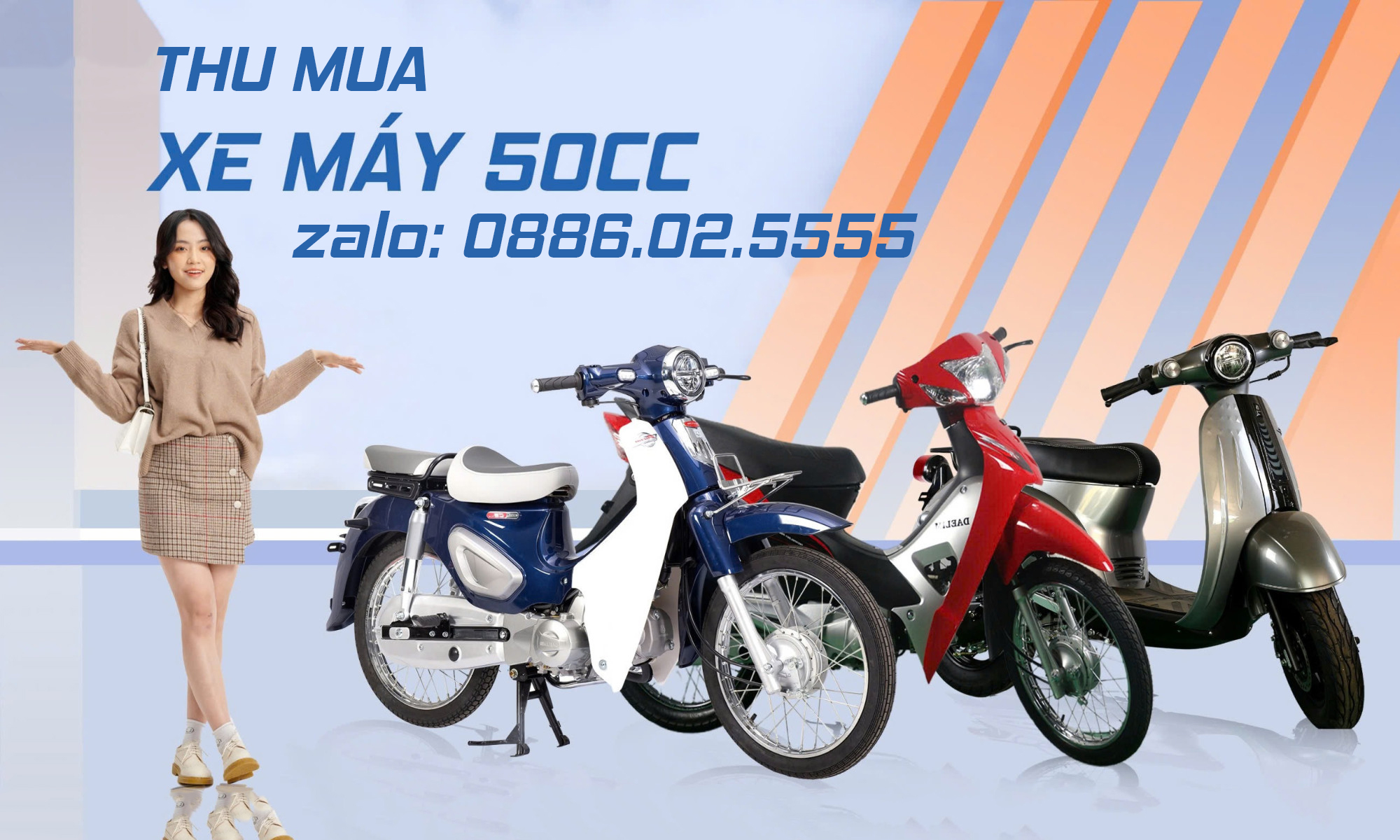 Thu Mua Xe Máy 50cc Trung Quốc Giá Cao