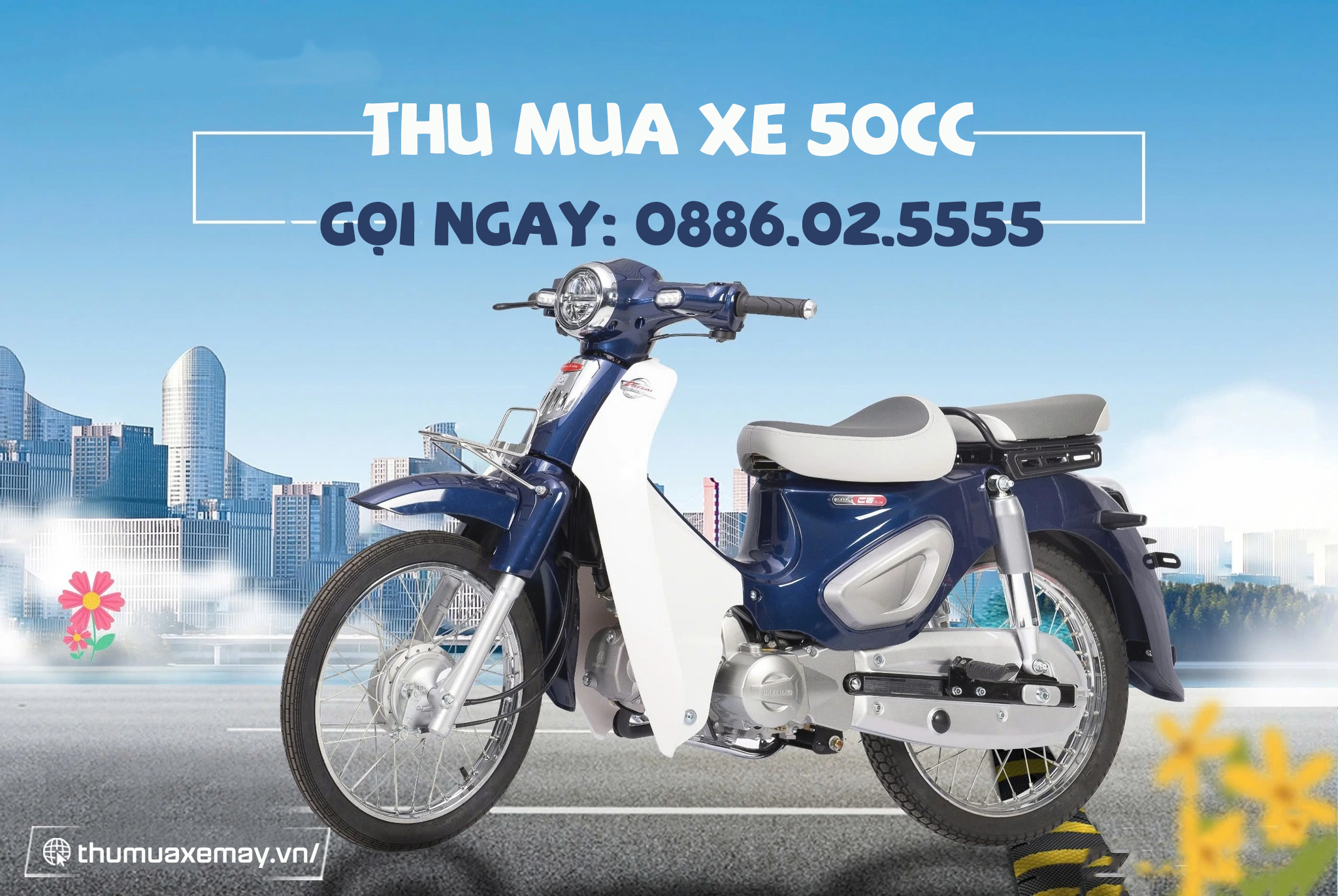 Thu mua xe máy 50cc tại Bình Dương