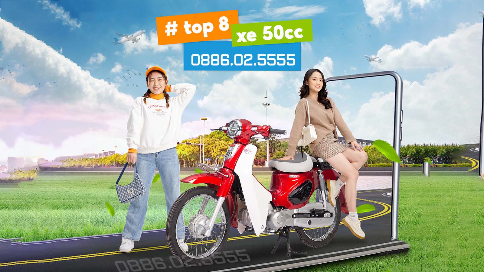 Top 8 hãng xe 50cc nên mua cho học sinh an toàn, tiết kiệm, không cần bằng lái