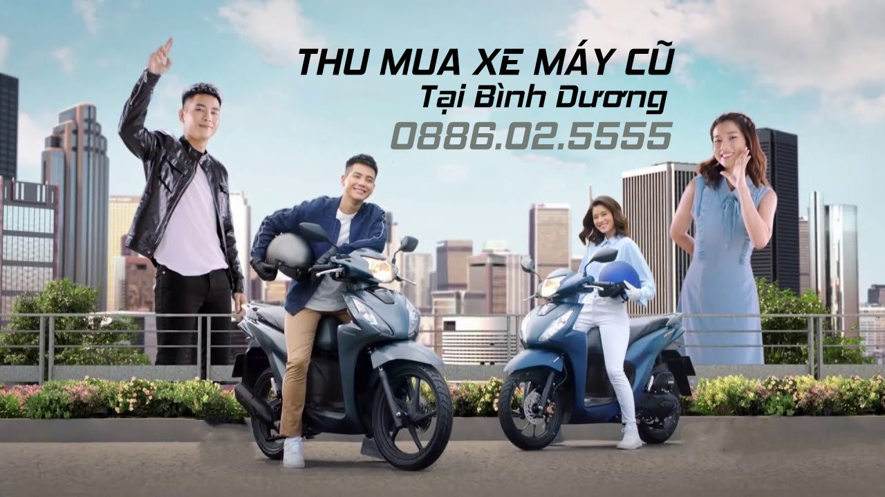 Thu mua xe máy cũ hỏng tại Bình Dương
