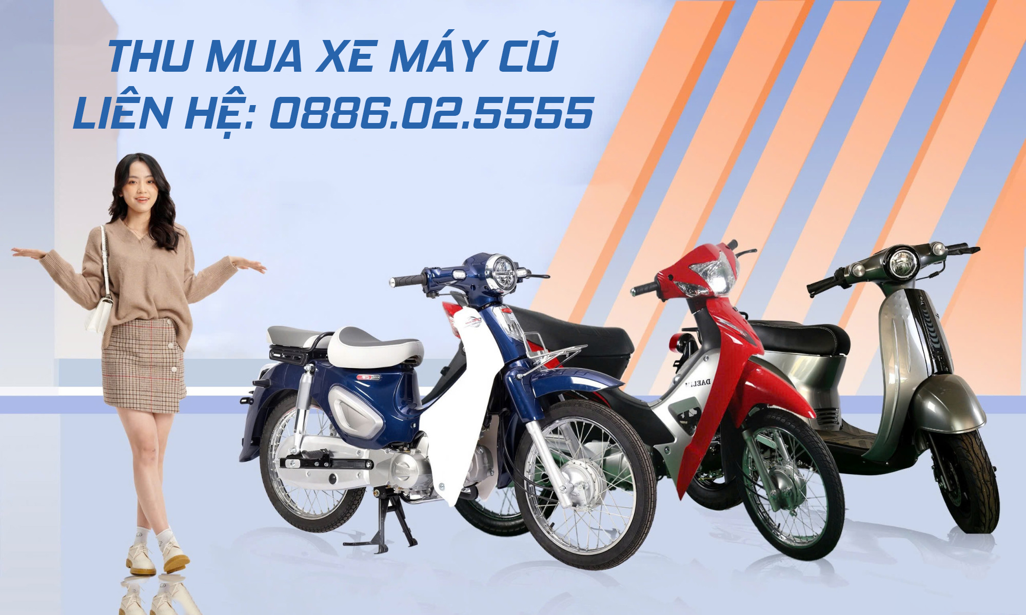 Thu mua xe máy cũ nát tại Bình Thạnh, thu giá cao