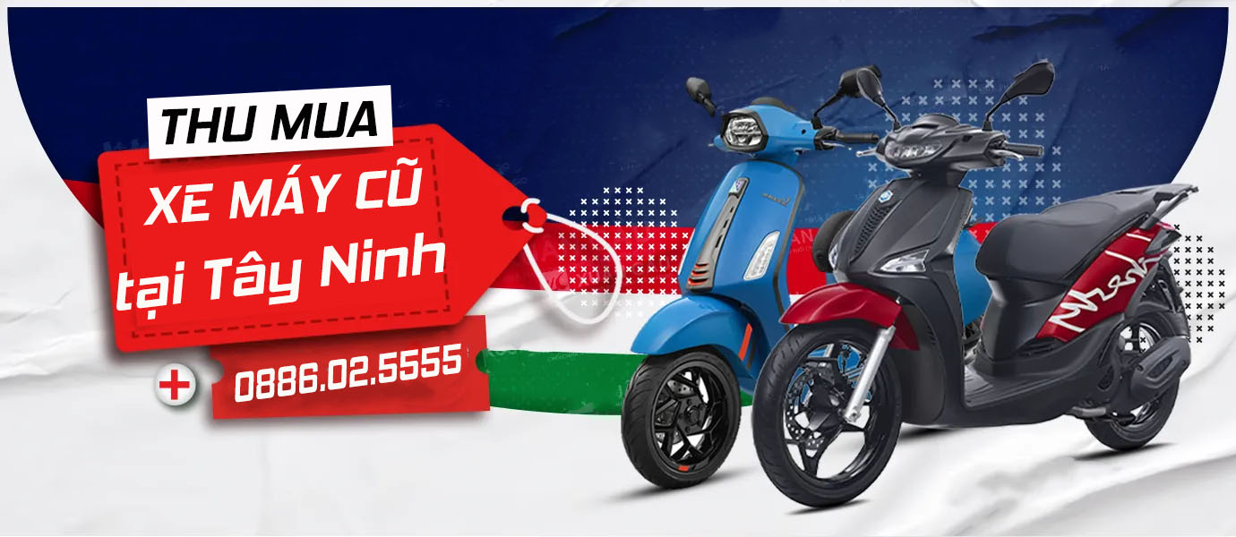 Thu mua xe máy cũ tại Tây Ninh