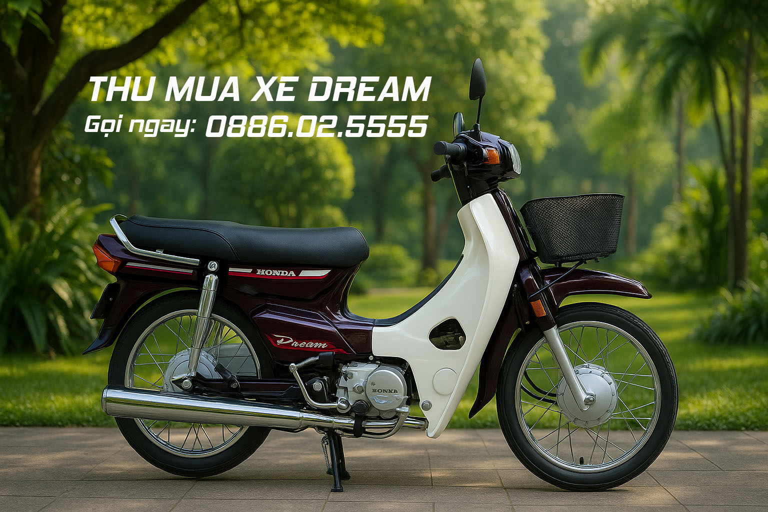 Thu mua xe máy Dream cũ, thu tại nhà